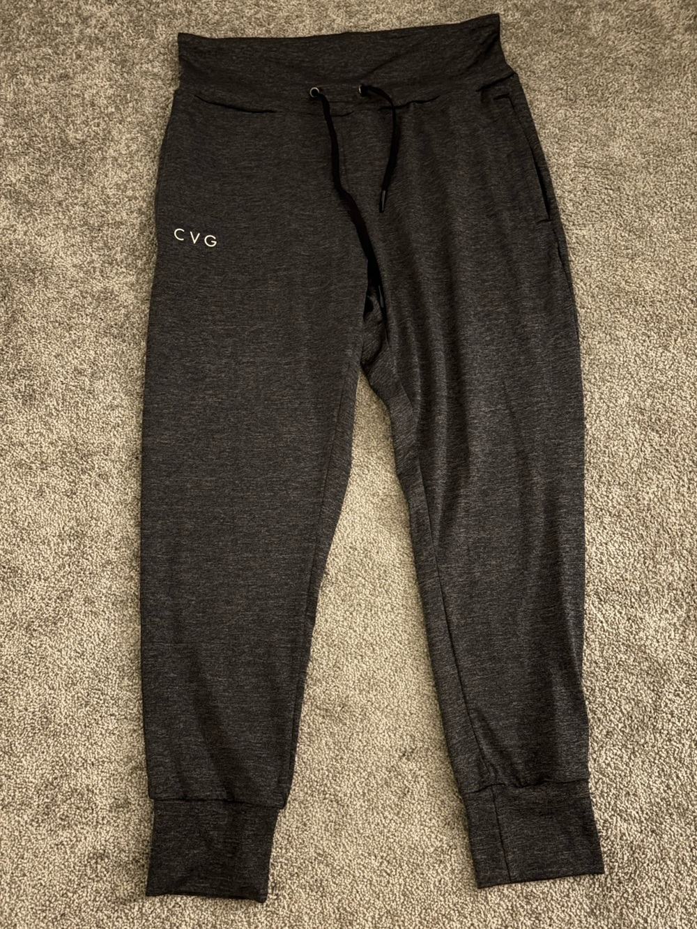 CVG Constantly Varied Gear joggers charcoal Heather gray